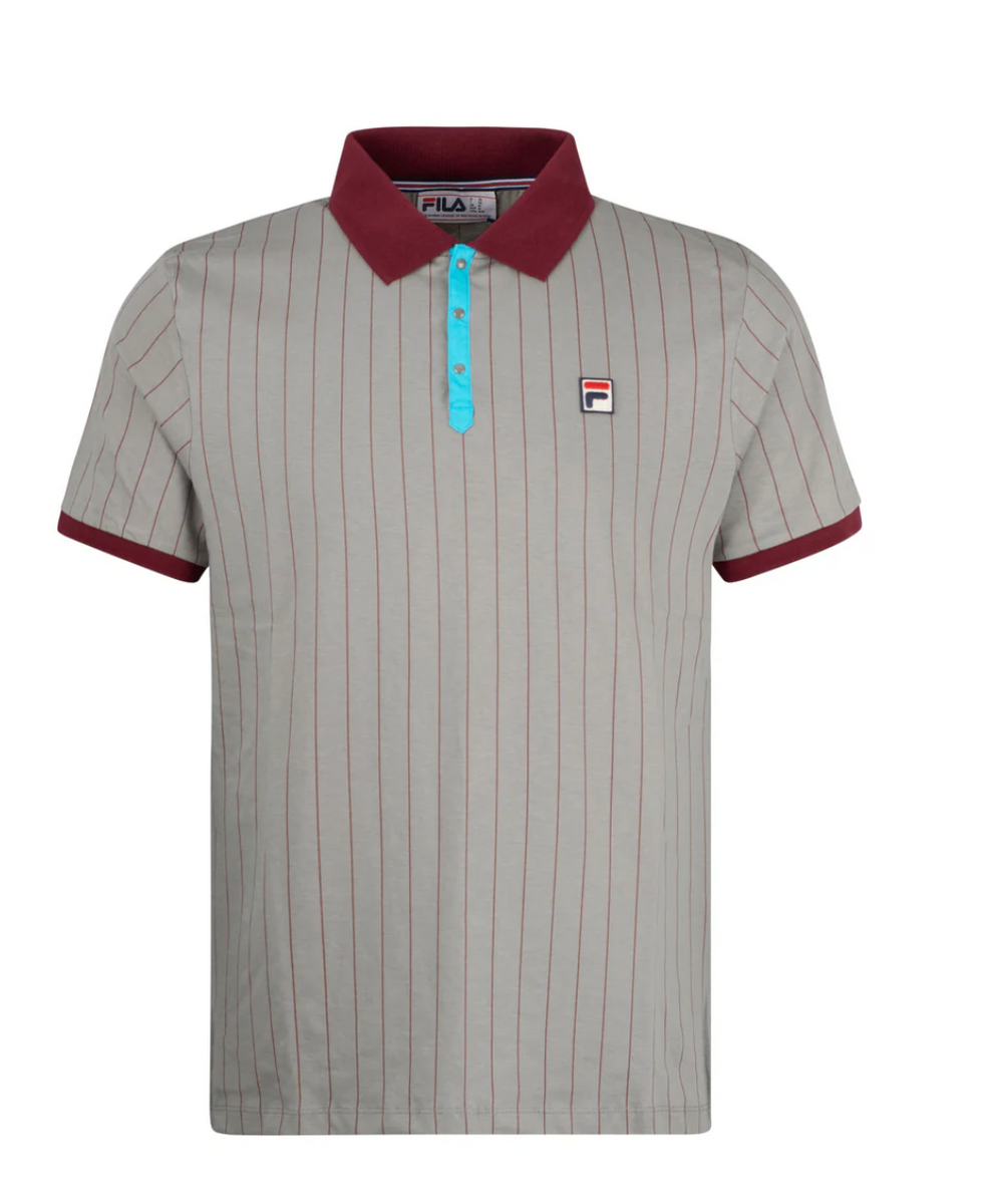 FILA BB1 CLASSIC VINTAGE STRIPED POLO Macho Man Monaghan