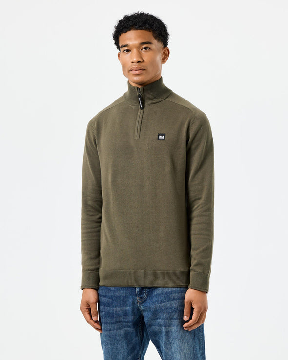 WEEKEND OFFENDER PIERRE 1/4 ZIP KNIT