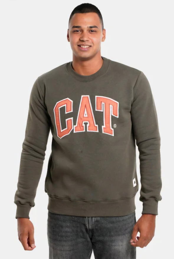 CATERPILLAR VARSITY CREWNECK  S/SHIRT