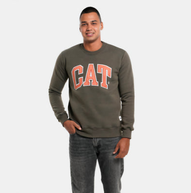 CATERPILLAR VARSITY CREWNECK  S/SHIRT